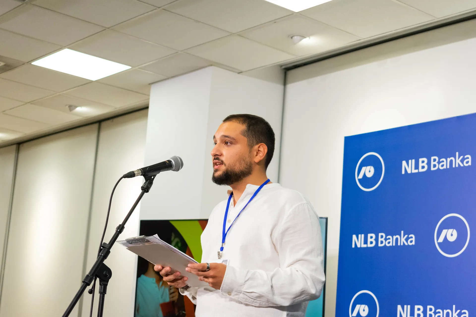 Vasil Hanџiski at the opening of the event