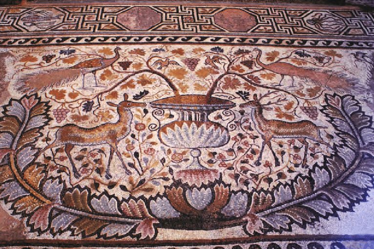 A preserved early Christian mosaic at Heraclea Lyncestis near Bitola