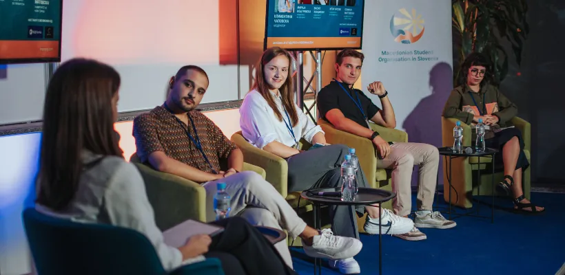 Students receiving support and guidance